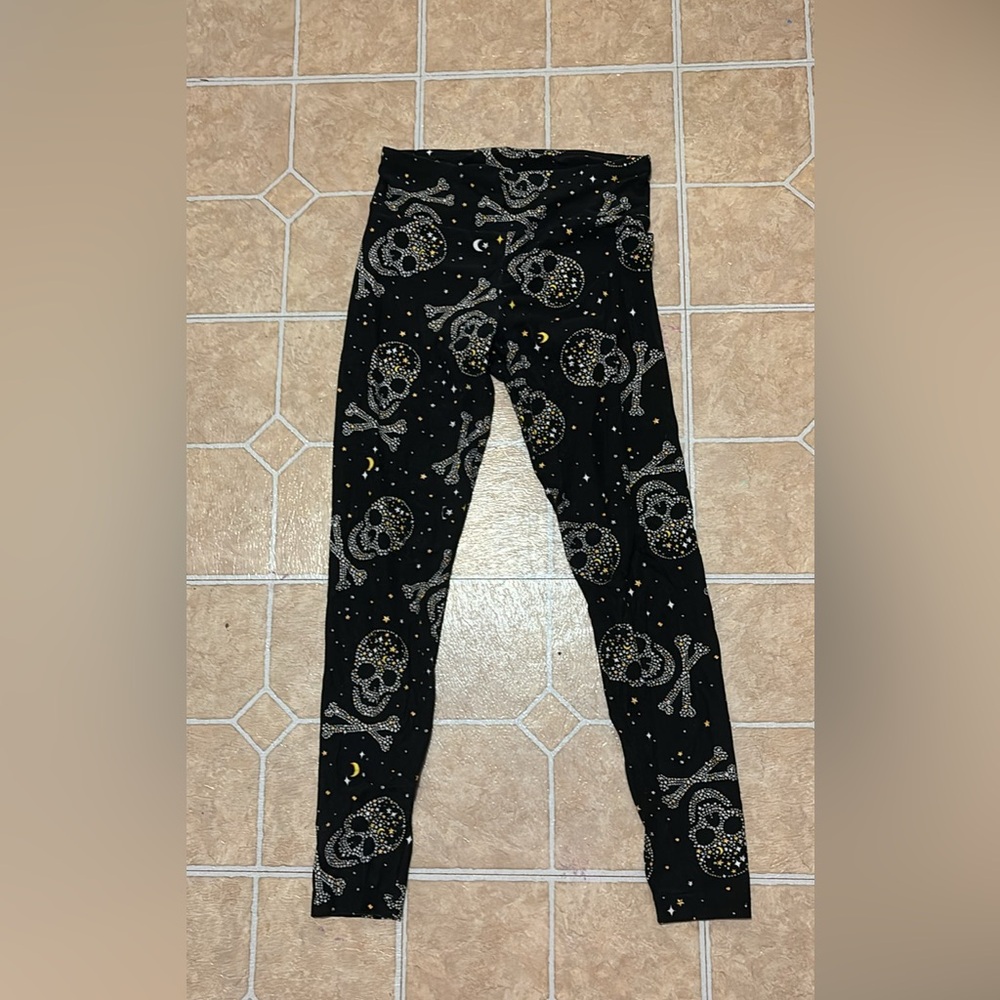 Skull design leggings